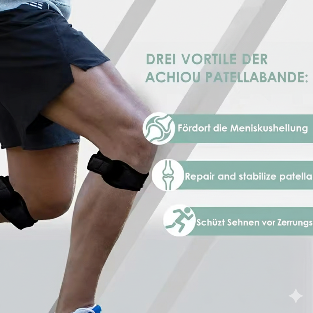 ActiveKnee PatellaStrap™ - Verstellbares Sportband zur Kniescheibenunterstützung