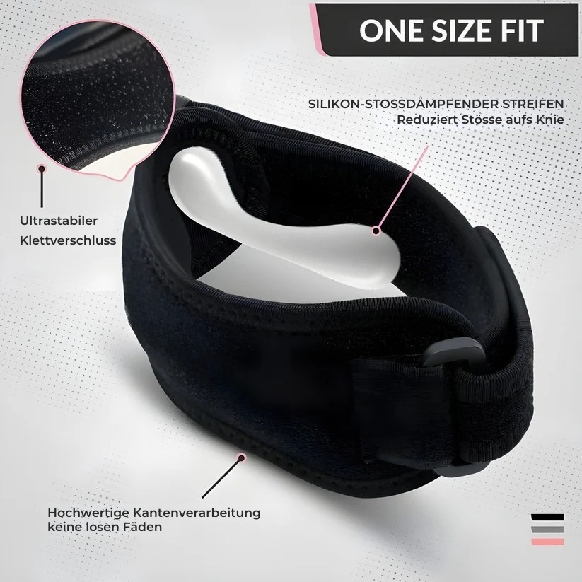 PatellaStrap™ – Kniescheibenunterstützendes Sportband